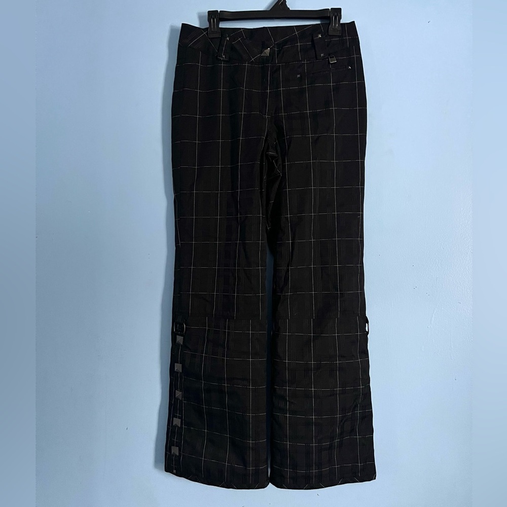 NILS Thermore Ski Pants Snowboard Pants Women’s Size 8 Black Insulated -NWOT